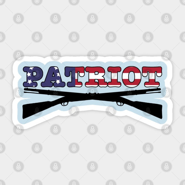 Patriot v. 2 (Light Shirts) Sticker by Aeriskate